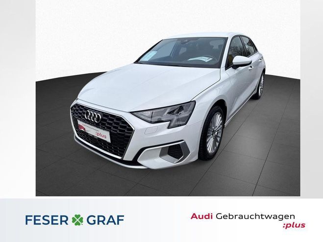 Audi A3 Sportback adv 30 TFSI S tro. ACC KLIMA S Blanc de 