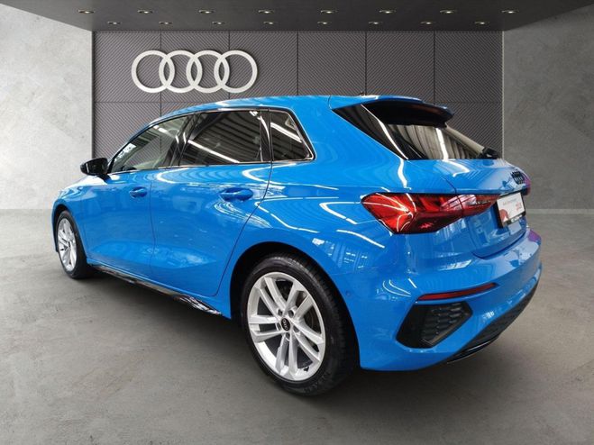 Audi A3 Sportback 30 TFSI S line LED DAB Tempoma Bleu de 