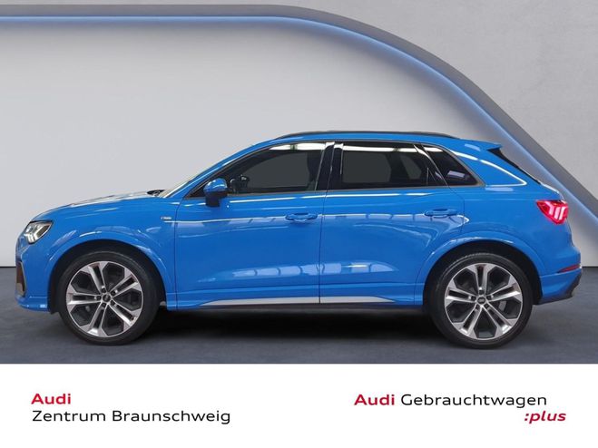 Audi Q3 S line 35 TFSI S tronic STANDHZG AHK LED Bleu de 