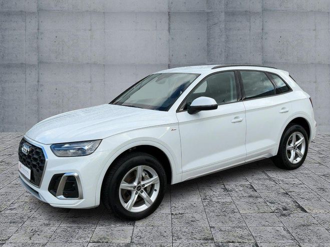 Audi Q5 40 TDI QU S-TR S-LINE LED+NAVI+AHK+GRA+S Blanc M�tallique de 