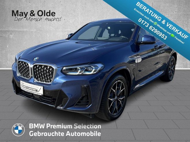 BMW X4 xDrive20i M Sport Laser HuD AHK ACC Kame Bleu M�tallique de 