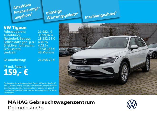Volkswagen Tiguan 1.5 TSI LIFE Navi LED 6-Gang Blanc de 