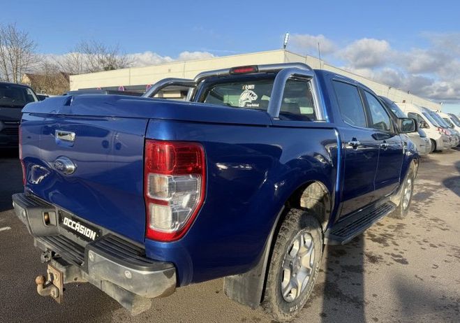 Ford Ranger 3.2 TDCI 200CH DOUBLE CABINE LIMITED BVA Bleu de 2016