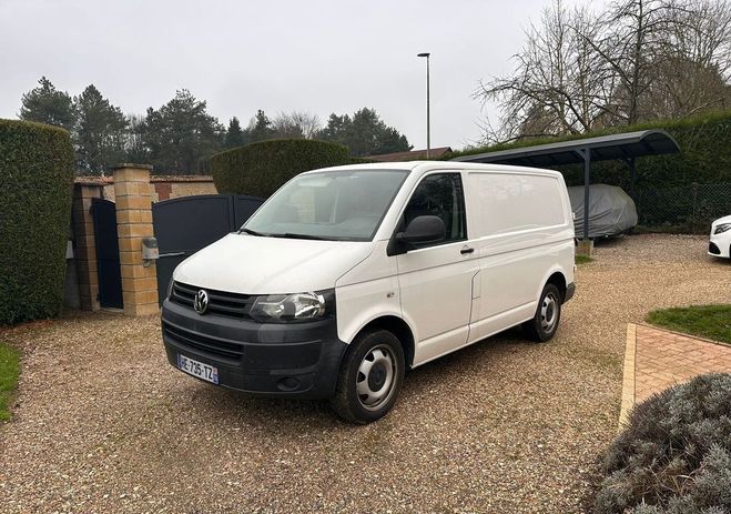 Cliquer pour voir la photo suivante Volkswagen Transporter T5 2.0 BiTDI 180ch 4Motion TVA Récupérab Blanc de 2014