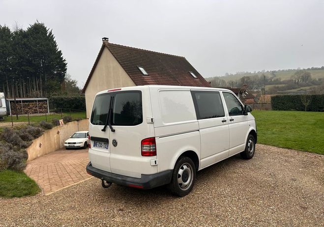 Volkswagen Transporter T5 2.0 BiTDI 180ch 4Motion TVA R�cup�rab Blanc de 2014