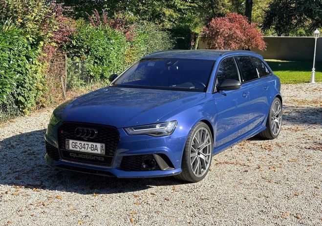 Cliquer pour voir la photo suivante Audi RS6 Performance V8 4.0l TFSI 605ch Exclusive Bleu de 2016