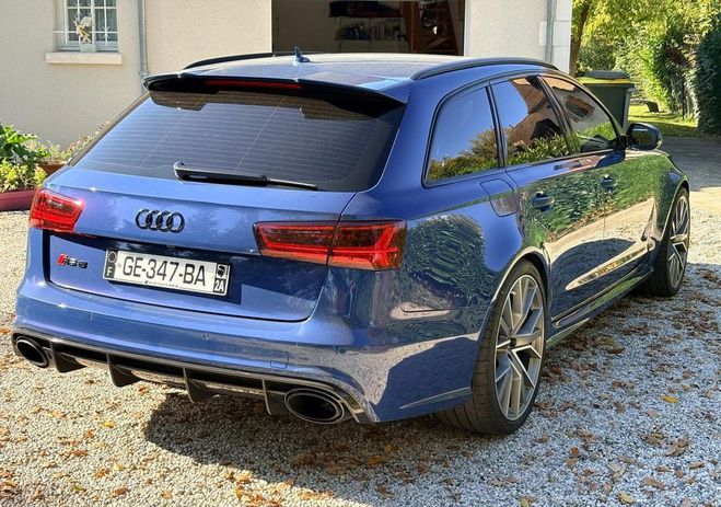 Audi RS6 Performance V8 4.0l TFSI 605ch Exclusive Bleu de 2016