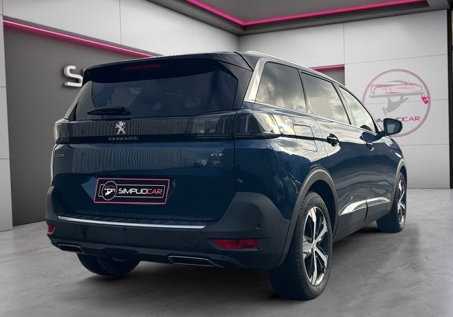 Peugeot 5008 II BlueHDi 130ch EAT8 GT 7 Places Attela Bleu de 2021