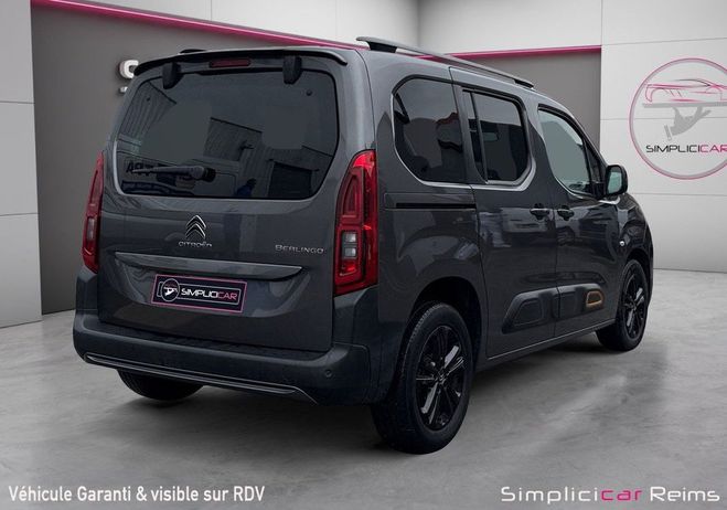 Citroen Berlingo Taille M BlueHDi 130 SS BVM6 Rip Curl Gris de 2021