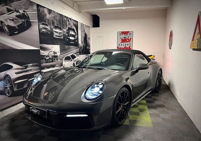 Cliquer pour voir la photo suivante Porsche 911 (992) cabriolet 3.0 450 carrera s pdk Gris de 2019