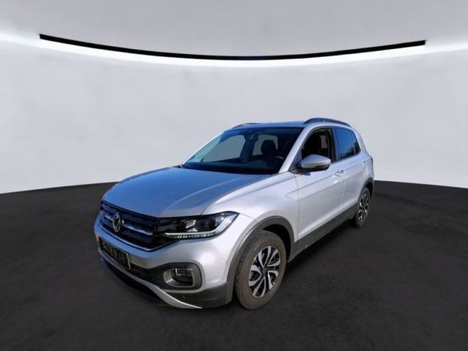 Cliquer pour voir la photo suivante Volkswagen T Cross 1.0 TSI 110 CH Start/Stop DSG7 Active Gris Clair de 2021