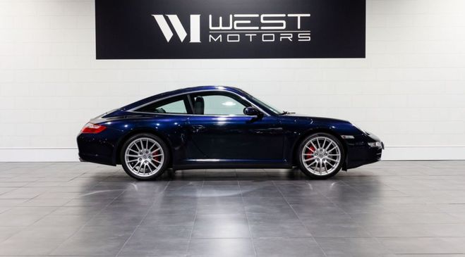 Porsche 911 TYPE 997 Targa 4S 3.8 355 BVM ? IMMAT FR Bleu de 2008