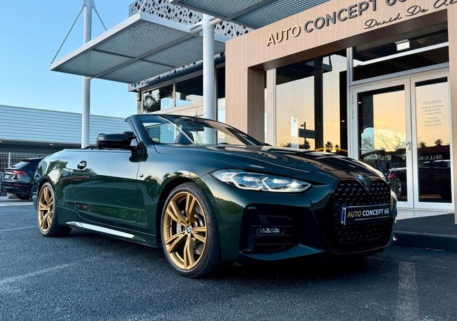 BMW Serie 4 430D CABRIOLET G23 286ch BVA8 M SPORT Pr Vert de 2022