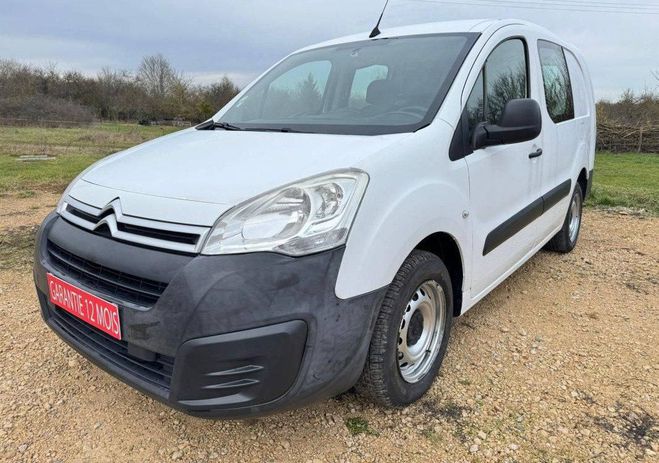 Citroen Berlingo 1,6l hdi 100 cv Cabine approfondie 5 pla Blanc de 2017
