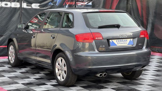 Audi A3 Sportback 2.0 FSI 150CH AMBITION TIPTRON Gris F de 2005