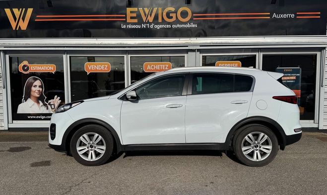Kia Sportage 1.7 crdi 140ch pro active 4x2 dct bva ?  Blanc de 2017