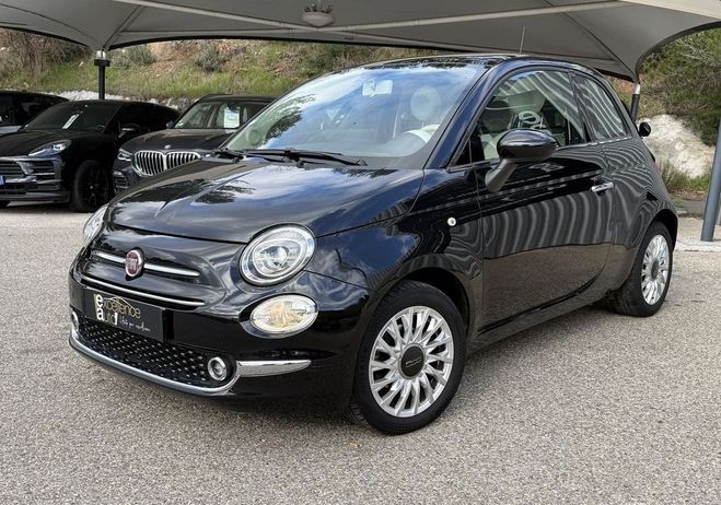 Fiat 500 1.2 8V 69CH ECO PACK LOUNGE Noir de 2019