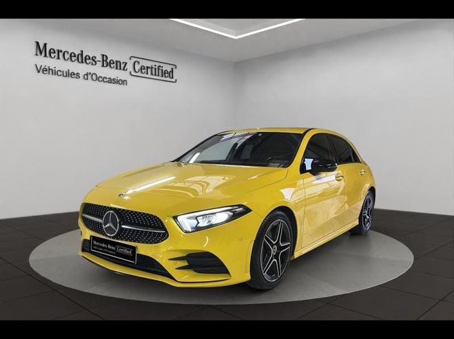 Mercedes Classe A 180 d 116ch AMG Line 8G-DCT Jaune Soleil de 2022