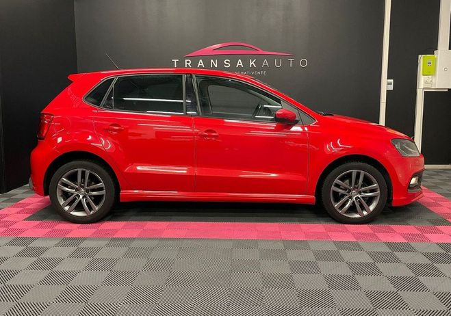 Volkswagen Polo 1.2 TSI 90ch R-line SECONDE MAIN ORIGINE Rouge de 2015