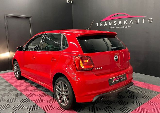 Volkswagen Polo 1.2 TSI 90ch R-line SECONDE MAIN ORIGINE Rouge de 2015