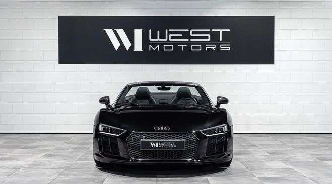 Audi R8 SPYDER V10 5.2 540 FSI Quattro ? Fran�ai Noir de 2016