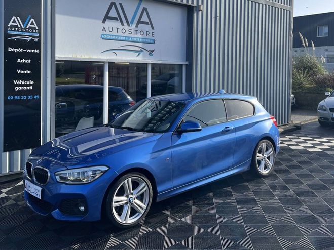 Cliquer pour voir la photo suivante BMW Serie 1 II (F21/20) LCI 120d 190ch M Sport 3p BLEU de 2015