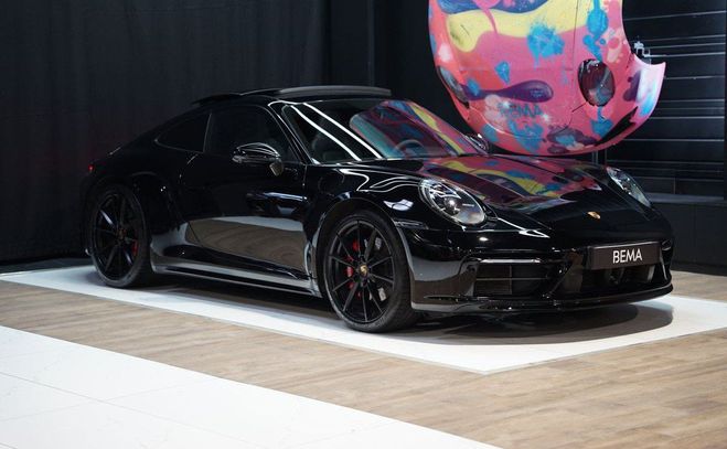 Cliquer pour voir la photo suivante Porsche 911 (992) COUPE CARRERA 4S 450cv | Malus pay Noir de 2021