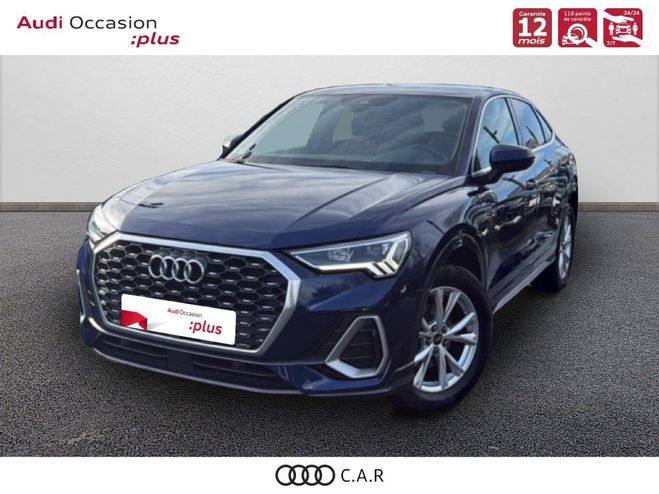 Cliquer pour voir la photo suivante Audi Q3 Sportback 35 TFSI 150 ch S tronic 7 S li Bleu de 2022