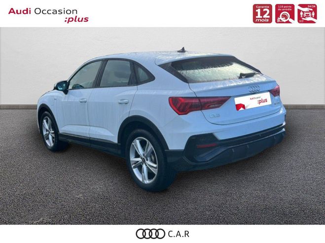 Audi Q3 Sportback 45 TFSIe 245 ch S tronic 6 S l Blanc de 2022