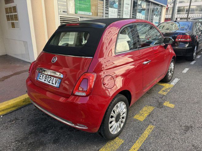 Fiat 500 C 1.2 8V 69CH ECO PACK LOUNGE Rouge de 2018