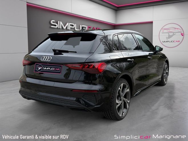 Audi A3 Sportback 40 TFSIe 204 S tronic 6 S Line Noir de 2022