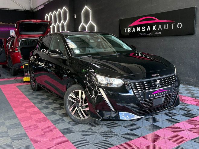 Peugeot 208 Allure Pack 100 ch 1.2 Camera de recul ~ Noir de 2021