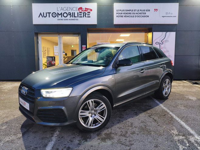 Cliquer pour voir la photo suivante Audi Q3 2.0 TDI 150cv S-LINE MIDNIGHT Gris de 2018