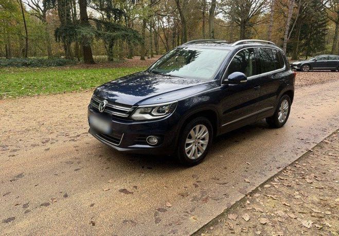 Volkswagen Tiguan 2.0 TDI 136 DSG7 4 Motion kit dis Bleu de 2014