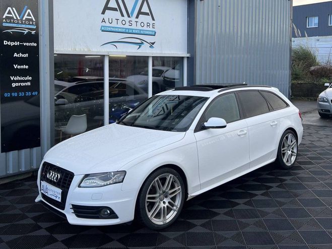 Audi S4 IV (B8) 3.0 V6 TFSI 333ch quattro S tron BLANC de 2011