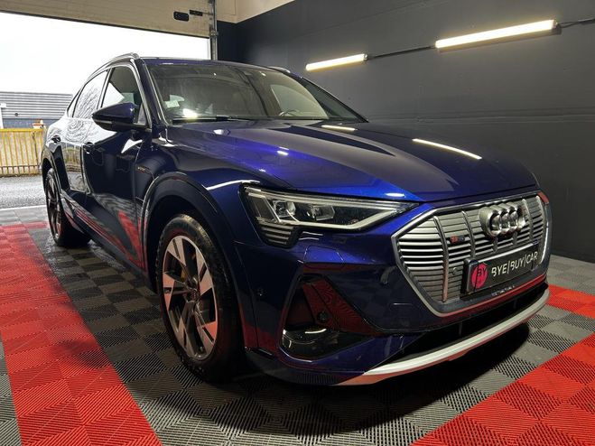 Audi e-tron Q8 Sportback Quattro 55 - 408 CH S-Line BLEU CLAIR de 2020