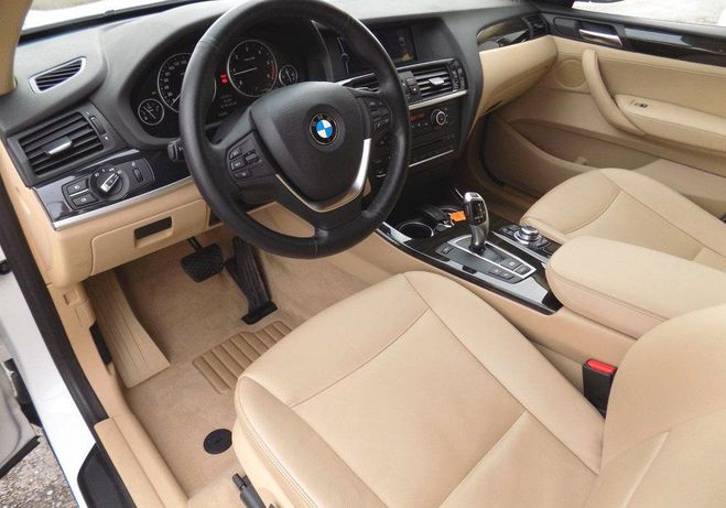 BMW X3 (f25) xdrive20d 184 cv luxe bva8 full su Blanc de 2011