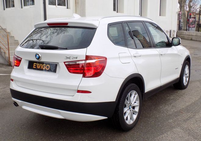 BMW X3 (f25) xdrive20d 184 cv luxe bva8 full su Blanc de 2011