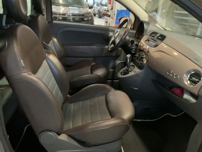 Fiat 500 1.4 16V 100CH LOUNGE DUALOGIC Marron de 2009