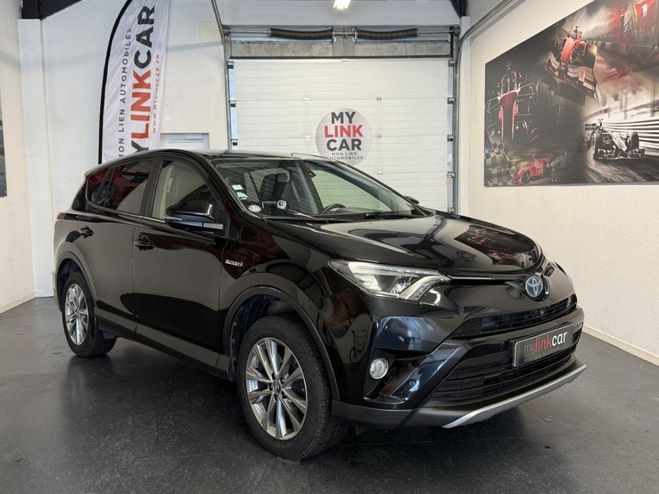 Toyota RAV 4 4 Hybride AWD Lounge BV CVT 1�RE MAIN NOIR de 2018