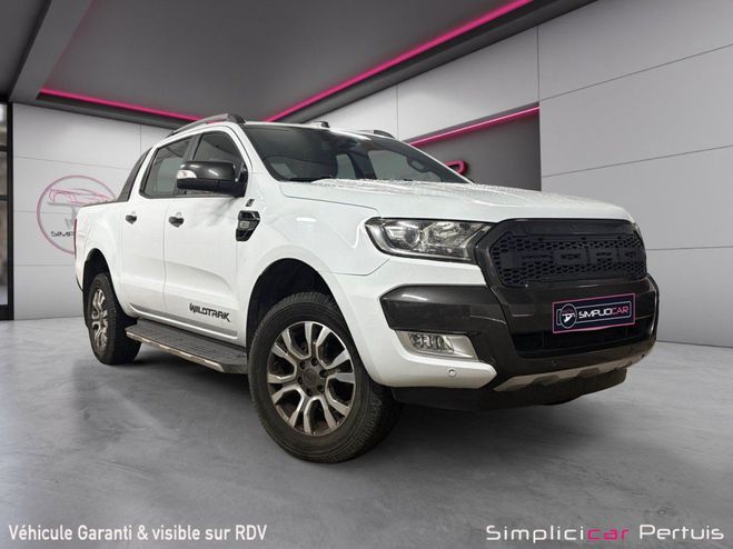 Ford Ranger DOUBLE CABINE 3.2 TDCi 200 4X4 BVA6 WILD Blanc de 2017