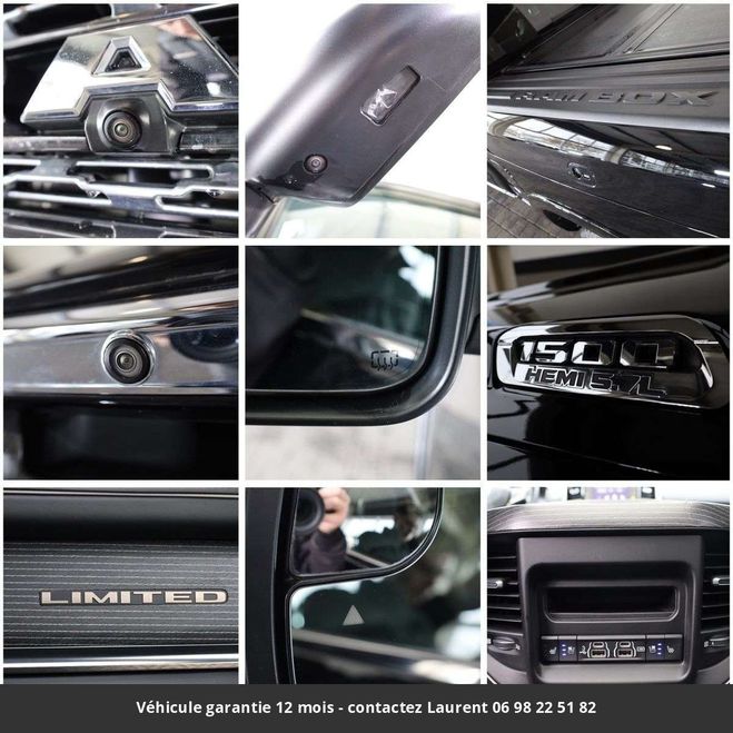 Dodge Ram limited 12p 5.7l 4x4 tout compris hors h Noir de 2019