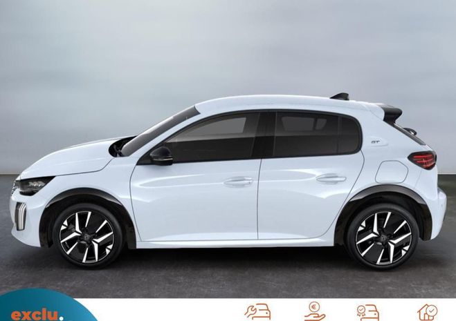 Peugeot 208 Hybrid 110 e-DCS6 GT Blanc de 2025