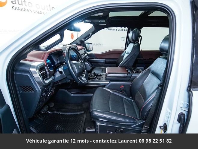 Ford F150 lariat ethanol 5.0l supercrew 4x4 tout c Blanc de 2021