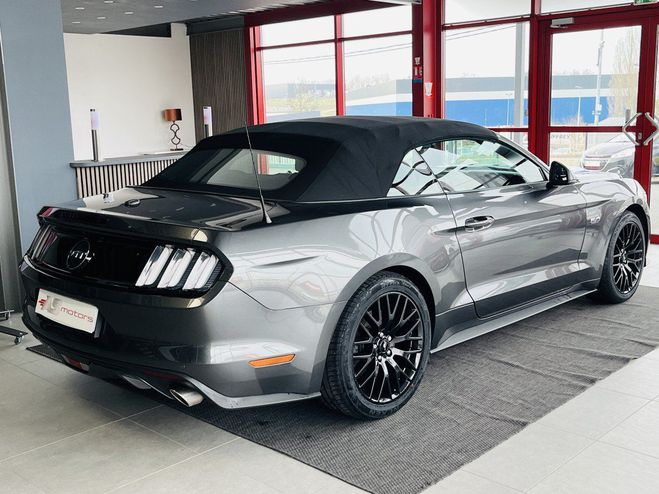 Ford Mustang CONVERTIBLE 5,0 V8 421 GT BVA GPS CAMERA GRIS de 2017
