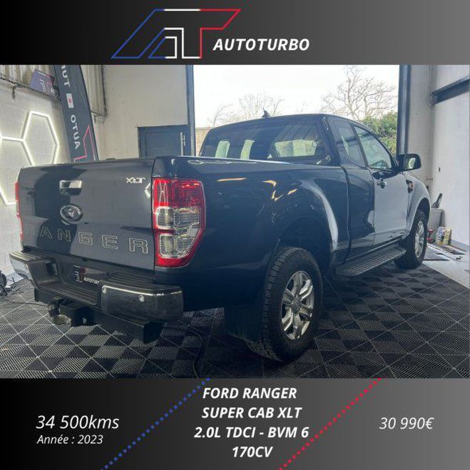 Ford Ranger 2.0 TDCI 170CH SUPER CAB XLT Inc de 2023