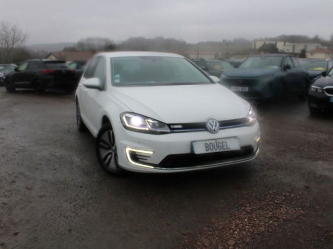 Volkswagen e-Golf 7 ELECTRIQUE 136 SPORT GRAND GPS 3D CLIM Blanc Iceberg de 2020