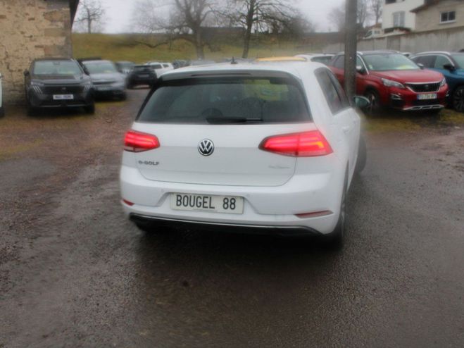 Volkswagen e-Golf 7 ELECTRIQUE 136 SPORT GRAND GPS 3D CLIM Blanc Iceberg de 2020