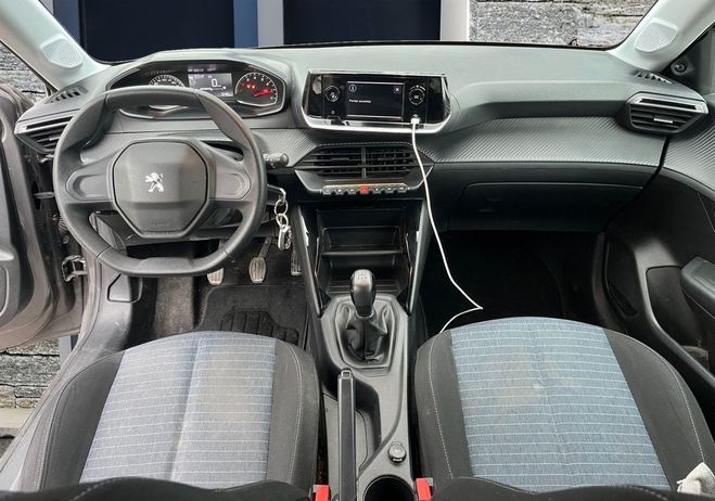 Peugeot 208 generation-ii 1.2 puretech 75 like start Gris de 2022