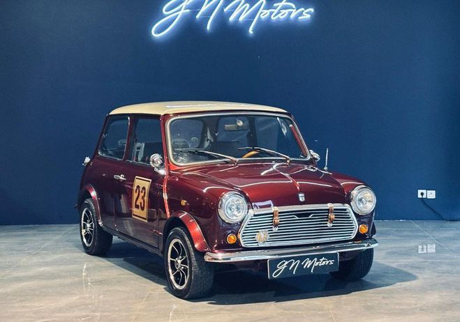 Cliquer pour voir la photo suivante Austin Mini 30ème anniversaire RESTAURATION COMPLETE Bordeaux de 1990